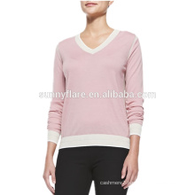 High Quality Thick Pullover 100% Cashmere Women Sweater